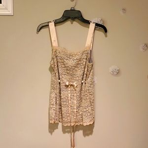 Lace cami, sleeveless, tank, beautiful top, never worn.